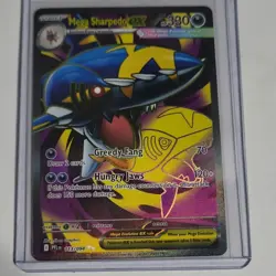 Pokemon Mega Sharpedo EX 113/094 Me02 Phantasmal Flames Ultra Rare Full Art Holo - Image 1