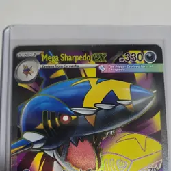 Pokemon Mega Sharpedo EX 113/094 Me02 Phantasmal Flames Ultra Rare Full Art Holo - Image 3