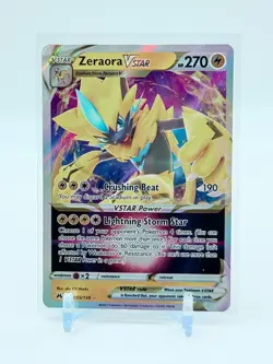 Zeraora V Star 055/159 Holo Zeraora VSTAR #55 Pokemon Crown Zenith NM - Image 1