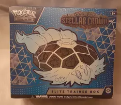NEW Pokemon TCG: Stellar Crown Pokemon Center Exclusive Elite Trainer Box ETB - Image 1