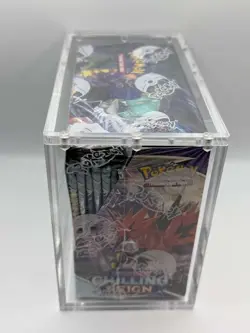 Pokemon TCG Sword & Shield Chilling Reign Booster Box SEALED w/Acrylic - Image 2