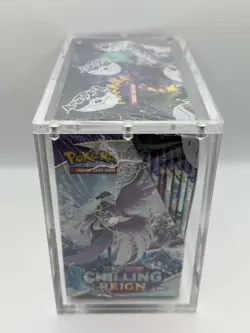 Pokemon TCG Sword & Shield Chilling Reign Booster Box SEALED w/Acrylic - Image 4