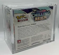 Pokemon TCG Sword & Shield Chilling Reign Booster Box SEALED w/Acrylic - Image 5