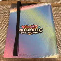 Pokemon TCG Prismatic Evolutions Scarlet And Violet Binder Only Never Used! - Image 2