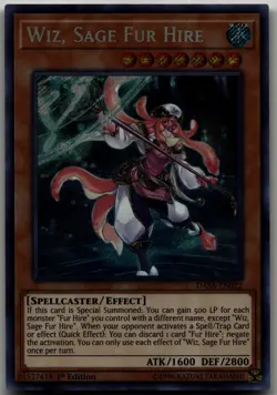 Wiz, Sage Fur Hire Secret Rare Dark Saviors DASA-EN022 LP - Image 1