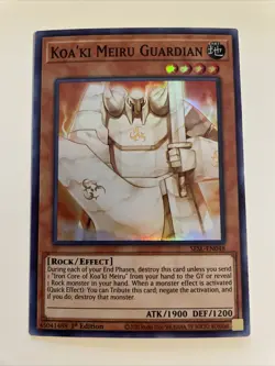 1 x Koa'ki Meiru Guardian - NM - Super Rare - 1st Ed - SESL-EN048 - Yugioh - Image 1