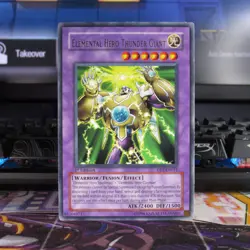 1X ELEMENTAL HERO THUNDER GIANT - DP1/LCGX - RARE/COMMON - YUGIOH - Image 3