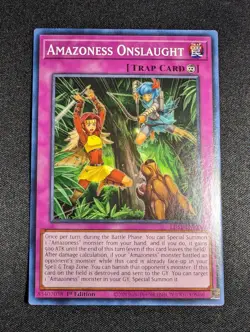 Yu-Gi-Oh! Amazoness Onslaught LDS1-EN025 1st Edition Common NM - Image 1