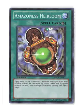 Yugioh Amazoness Heirloom DREV-EN087 Duelist Revolution MP 1st Edition - Image 1