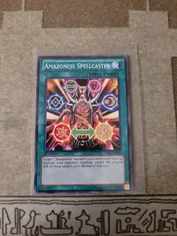 YUGIOH TCG AMAZONESS SPELLCASTER LCJW-EN100 COMMON 1ST EDITION - Image 1