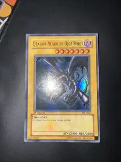 YUGIOH! Spanish Red-Eyes B. Dragon Ultra Rare 1st Edition SDJ-001 BIJ-S001 LP - Image 1