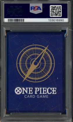 2024 One Piece PRB01 EN Jolly Roger Foil #057 Three Thousand Worlds PSA 10 - Image 2