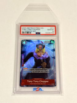 One Piece Premium Booster 2 (PRB02) - Tony Tony.Chopper Alternate Alt Art PSA 10 - Image 3