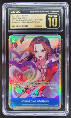 2024 ONE PIECE LOVE-LOVE MELLOW ALT ART ST03-017 CGC 10 PRISTINE B PT - Image 1