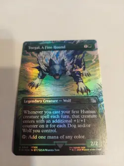 Torgal, A Fine Hound (Borderless) Final Fantasy Foil - Image 1
