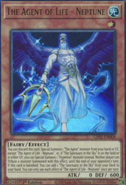 1X NM The Agent of Life - Neptune - GFP2-EN008 - Ultra Rare 1st Edition yugioh - Image 1