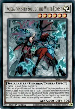 Rciela, Sinister Soul of the White Forest - INFO-EN039 - Ultra Rare 1st Edition - Image 1