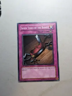 Yu-Gi-Oh Card - Seven Tools of the Bandit 5DS1 EN039 1st Ed - Image 1