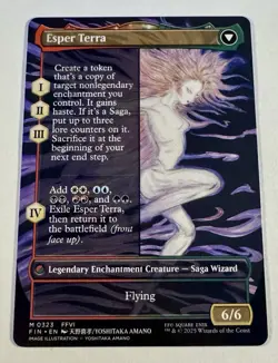 Terra, Magical Adept (Borderless) Final Fantasy MTG Mint Ships Today - Image 2