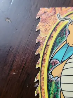 HP! 1999 Topps Pokemon the First Movie Dragonite E12 of 12 Die-Cut - Image 4