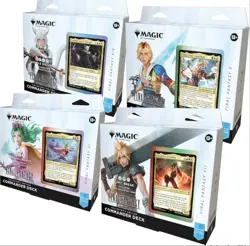 Magic the Gathering Final Fantasy Collector Commander Deck Set Bundle Surge Foil - Image 1