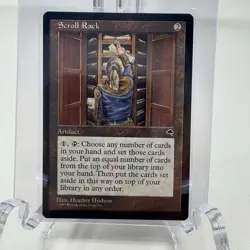 MTG - Scroll Rack - Tempest Artifact Rare NM - Image 1