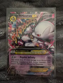 pokemon cards- mega mewtwo ex - Image 1