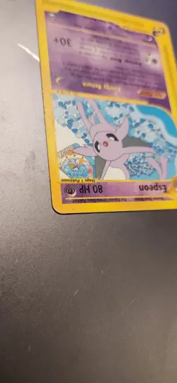 Espeon 11/147 Aquapolis E-Reader Series 2002 English Pokemon TCG Played Card - Image 5