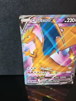 Charizard v SWSH050 Sword & Shield Promo Card Near Mint Condition - Image 2