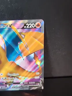 Charizard v SWSH050 Sword & Shield Promo Card Near Mint Condition - Image 3