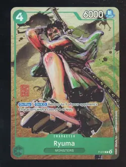 One Piece English P-072 Ryuma Premium Card Collection Best Selection Vol.3.1 - Image 1