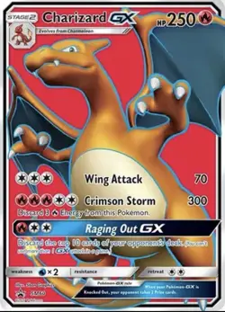 Pokemon Charizard GX SM60 Promo Holo Rare English Stage 2 Card - Image 1
