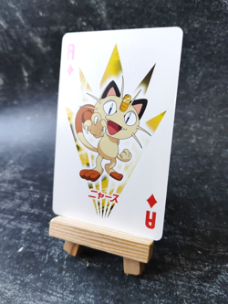Meowth - Pokemon Poker Playing Card - Best Wishes / Black & White Magic Deck - Image 1