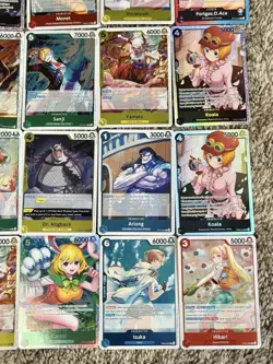 One Piece TCG Card Lot of 48 Rare SR Promo Leader Foil - Image 2