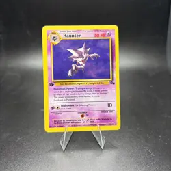 Pokemon Vintage Card Haunter Fossil 1st Edition 21/62 - LP -j - Image 1