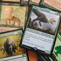 12/12 Big Stompy Amazing Green Custum Commander Magic Deck with Many MTG Rares ! - Image 1