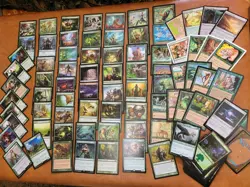 12/12 Big Stompy Amazing Green Custum Commander Magic Deck with Many MTG Rares ! - Image 2