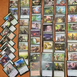 12/12 Big Stompy Amazing Green Custum Commander Magic Deck with Many MTG Rares ! - Image 4