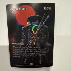 MTG All Will Be One Borderless Foil #0008 Teenage Mutant Ninja Turtles NM ENG - Image 1