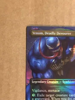 magic the gathering Spider-Man’s Venom , Deadly Devourer Borderless FOIL - Image 3