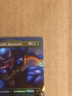 magic the gathering Spider-Man’s Venom , Deadly Devourer Borderless FOIL - Image 4