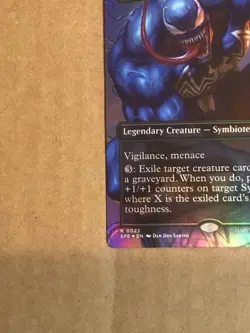 magic the gathering Spider-Man’s Venom , Deadly Devourer Borderless FOIL - Image 5