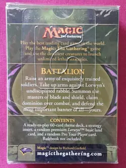 Magic The Gathering MORNINGTIDE BATTALION New Sealed Theme Deck MTG - Image 2