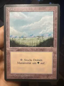German FBB • Misprint Wald "Forest Plains" • Pack Fresh • Mtg (618) - Image 1