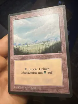 German FBB • Misprint Wald "Forest Plains" • Pack Fresh • Mtg (618) - Image 2