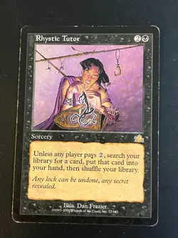 MTG - Rhystic Tutor - Prophecy - Magic the Gathering - LP/MP - Image 1