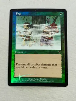 MTG FOIL Fog 7th Edition Magic the Gathering - Image 1