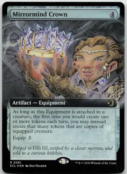 Mirrormind Crown (Extended Art) R Lorwyn Eclipsed 381 NMFoil - Image 1