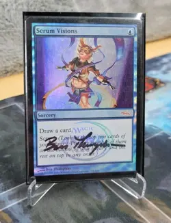 Serum Visions -Arena Promos -Foil -Signed -LP /MTG - Image 1
