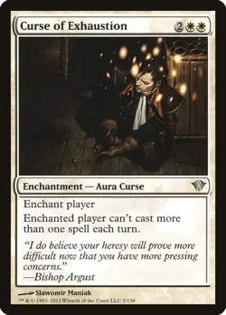 Dark Ascension Curse of Exhaustion MTG Magic the Gathering NM - Image 1